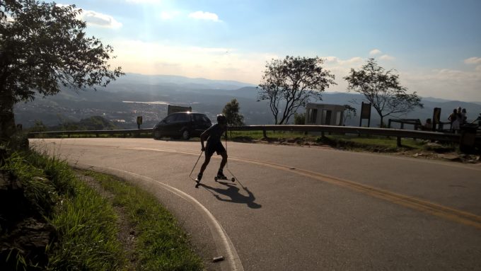 Em meio à Mata Atlântica, 4ª etapa do Circuito Brasileiro de Rollerski acontece no Pico do Jaraguá