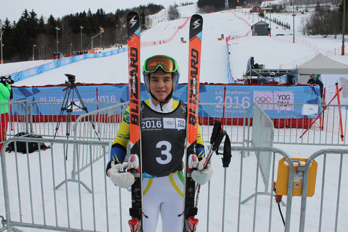 Atleta olímpico da juventude, Michel Macedo disputa 31º Brasileiro de Ski Alpino de olho nos Jogos de PyeongChang 2018